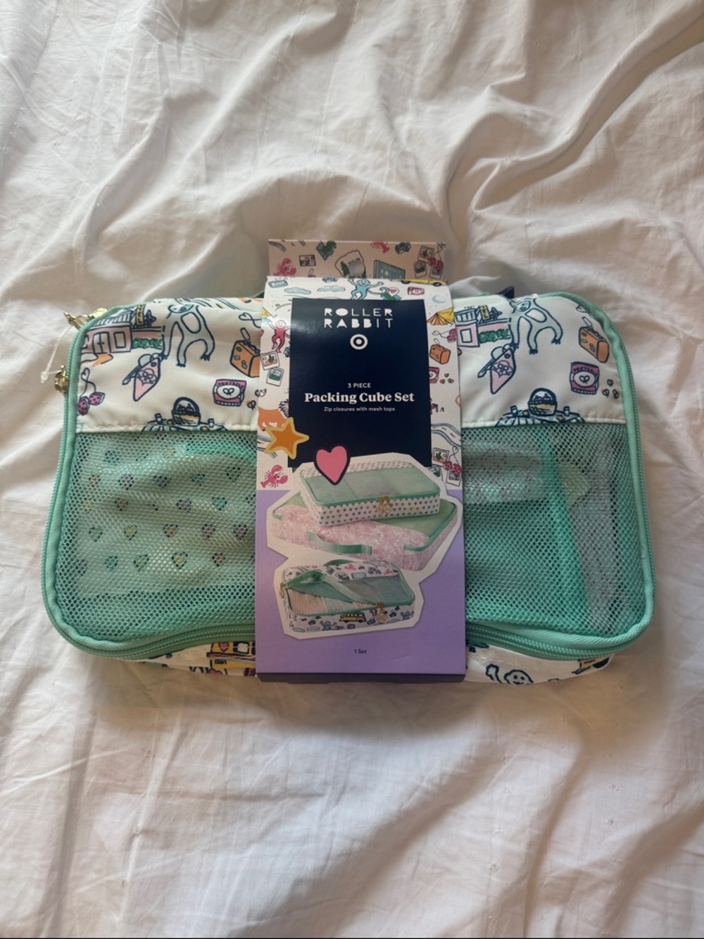 Roller Rabbit x Target 3-Piece Packing Cube Set
